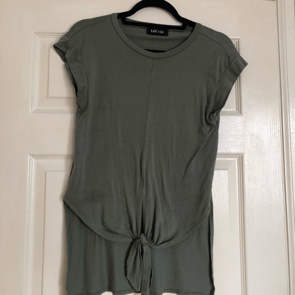 Fabrik Sage Green Blouse